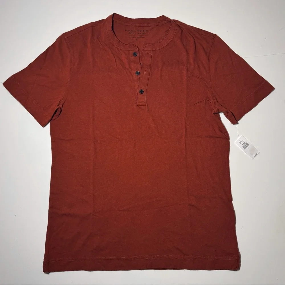 Banana Republic Soft Wash Henley T-Shirt